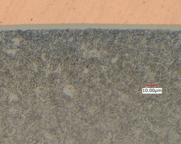 SCM435 化合物層厚さ　4μm